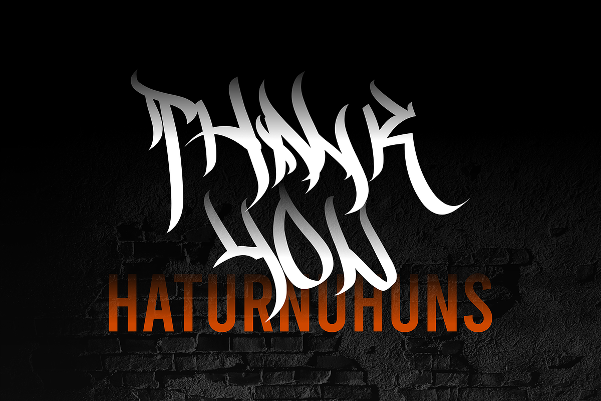 Dragon Brothers - Graffiti Font, a Blackletter Font by figuree studio (Photo 10 of 10)