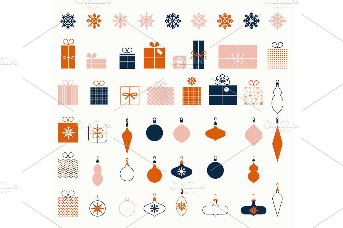 Christmas snowflakes. New Year gifts, an Object Graphic by Riots Brush