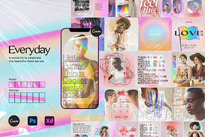 Everyday Instagram Social Kit CANVA