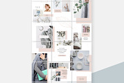 Magnolia Instagram Puzzle Template, a Social Media Template by Studio Sumac (Thumbnail 3 of 5)