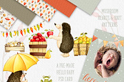 The Hedgehog - Mini Collection, an Illustration by Watercolor Nomads (Thumbnail 2 of 4)