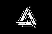 Letter A Triangle Tech Logo, a Branding & Logo Template by Buqancreative (Thumbnail 2 of 2)