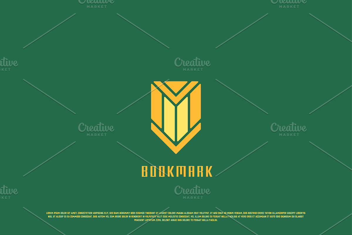 Bookmark Logo Design Illustration, a Branding & Logo Template by Morvana Crew