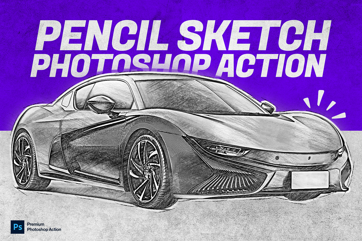 Pencil Sketch Photoshop Action 2, an Action Add-On by iHemalaya (Photo 1 of 4)