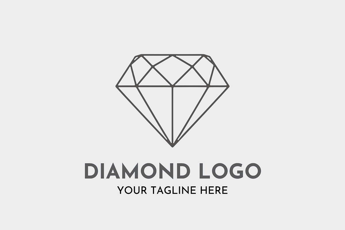 Diamond Logo Design Luxury Crystal, a Branding & Logo Template by Megafox Studio (Photo 2 of 2)