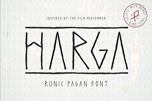 Harga Runic Pagan Font