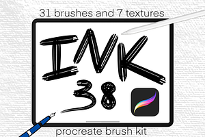 Ink 38 | Procreate Brush Kit