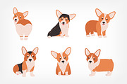 Welsh Corgi bundle and seamless, an Animal Illustration by Good Studio (Thumbnail 2 of 5)
