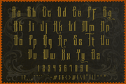 Gomsky Modern Blackletter, a Blackletter Font by dansdesign (Thumbnail 3 of 7)