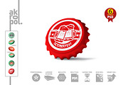 Bottle Cap Mock-Up, a Packaging Mockup by akropol (Thumbnail 9 of 10)