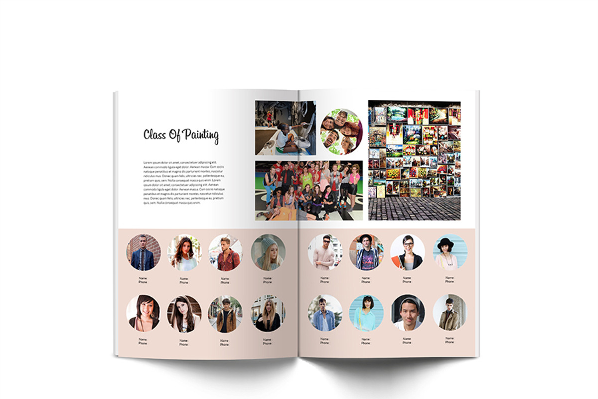 School Yearbook, a Brochure Template by Incools Stokie (Photo 8 of 13)