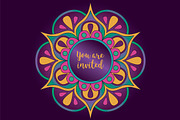 Mandala Business card, flyer, a Flyer Template by Art Loft (Thumbnail 2 of 6)