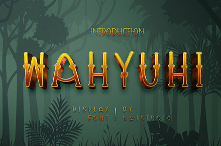 Wahyuhi - Tropical Script Font
