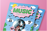 Music Fest Flyer Set, a Flyer Template by Annora Studio (Thumbnail 3 of 6)