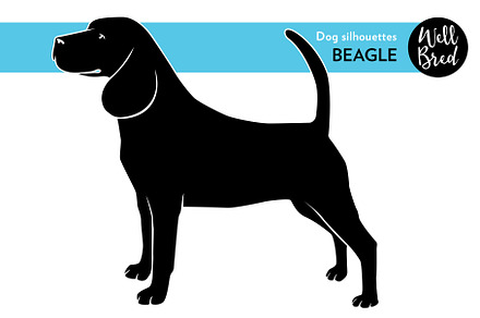 Beagle Vector Silhouette