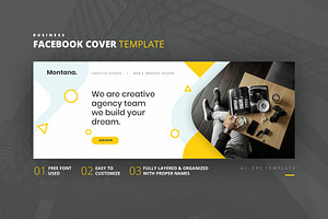 Business Facebook Cover Template