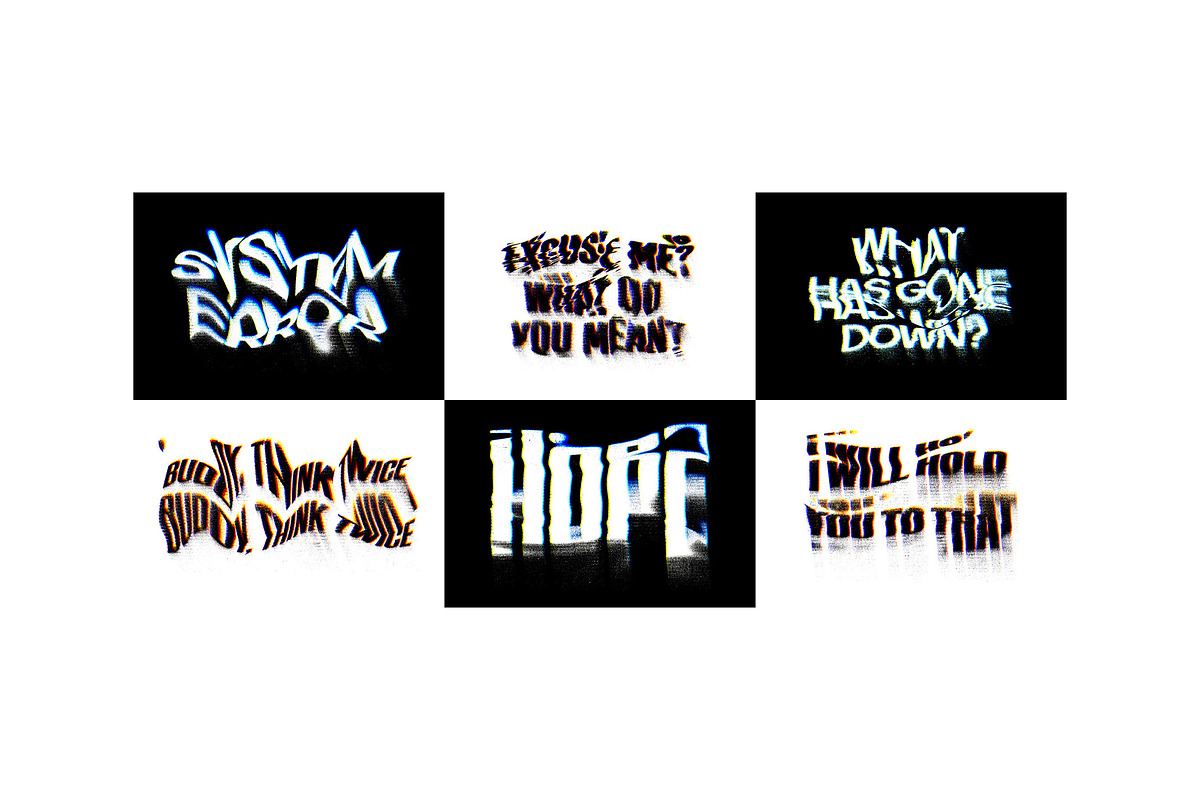 Distortion Text Effects Collection, a Texture Graphic by pixelbuddha.net (Photo 10 of 13)