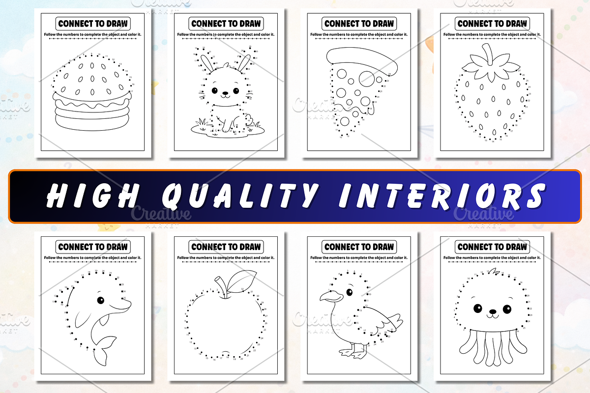 Dot to Dot Activity Book for Kids, an Illustration by Neon Studio (Photo 2 of 3)