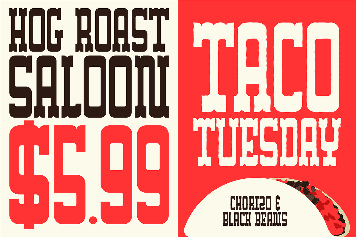 BANDITS - Western Slab Serif, a Slab Serif Font by JackType (Photo 4 of 11)