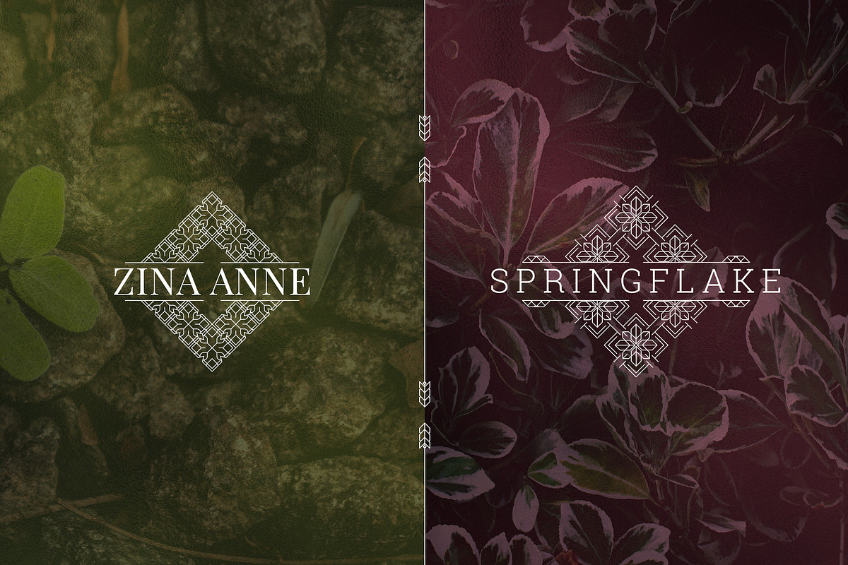 [Spring Vibes] 40 Mosaic Logos -50%, a Branding & Logo Template by VP Fonts (Photo 14 of 27)