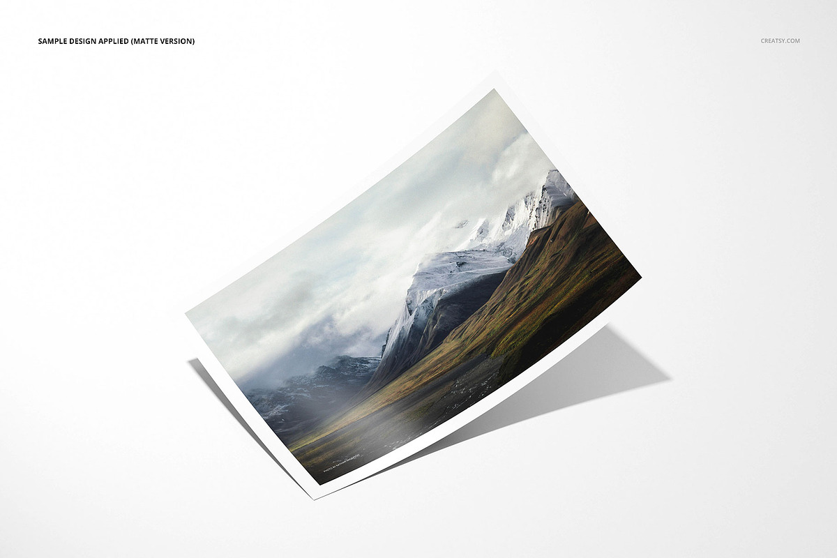 Glossy & Matte Photo Print Mockup, a Product Mockup by creatsy5 (Photo 7 of 12)