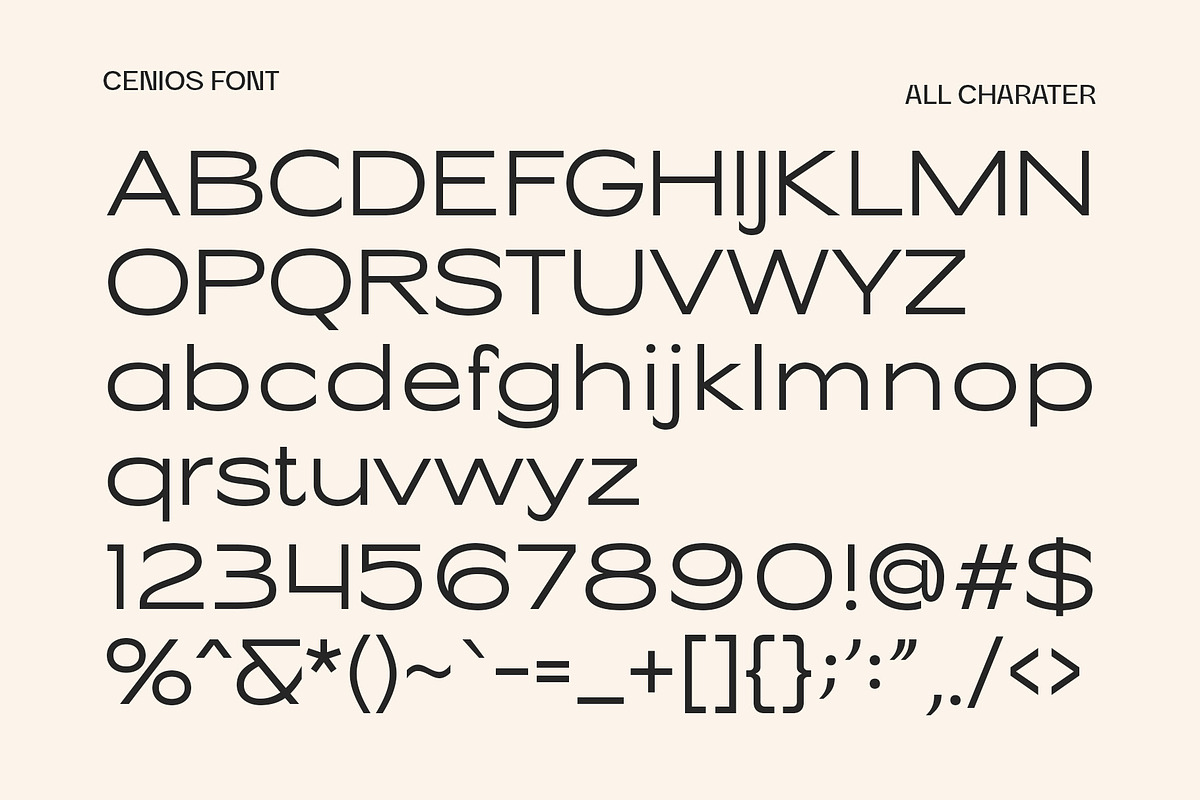 Cenios - Expanded Sans Serif, a Sans Serif Font by Craft Supply Co. (Photo 8 of 8)