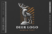 Deer logo, a Branding & Logo Template by SODESIGN (Thumbnail 1 of 2)