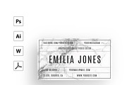 White marble bussiness card template, a Business Card Template by MH Design Template (Thumbnail 6 of 10)