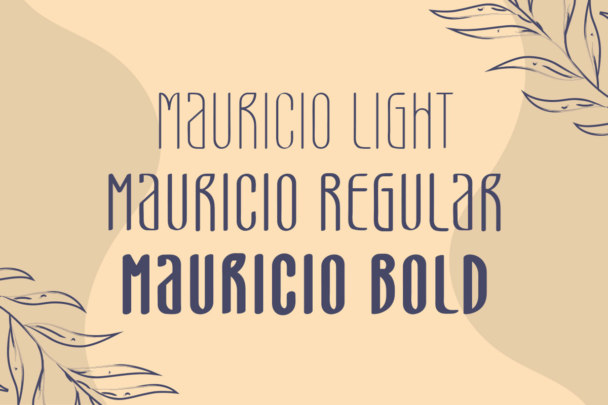 Mauricio - Sans Font Family, a Sans Serif Font by Typefactoryco (Photo 6 of 9)