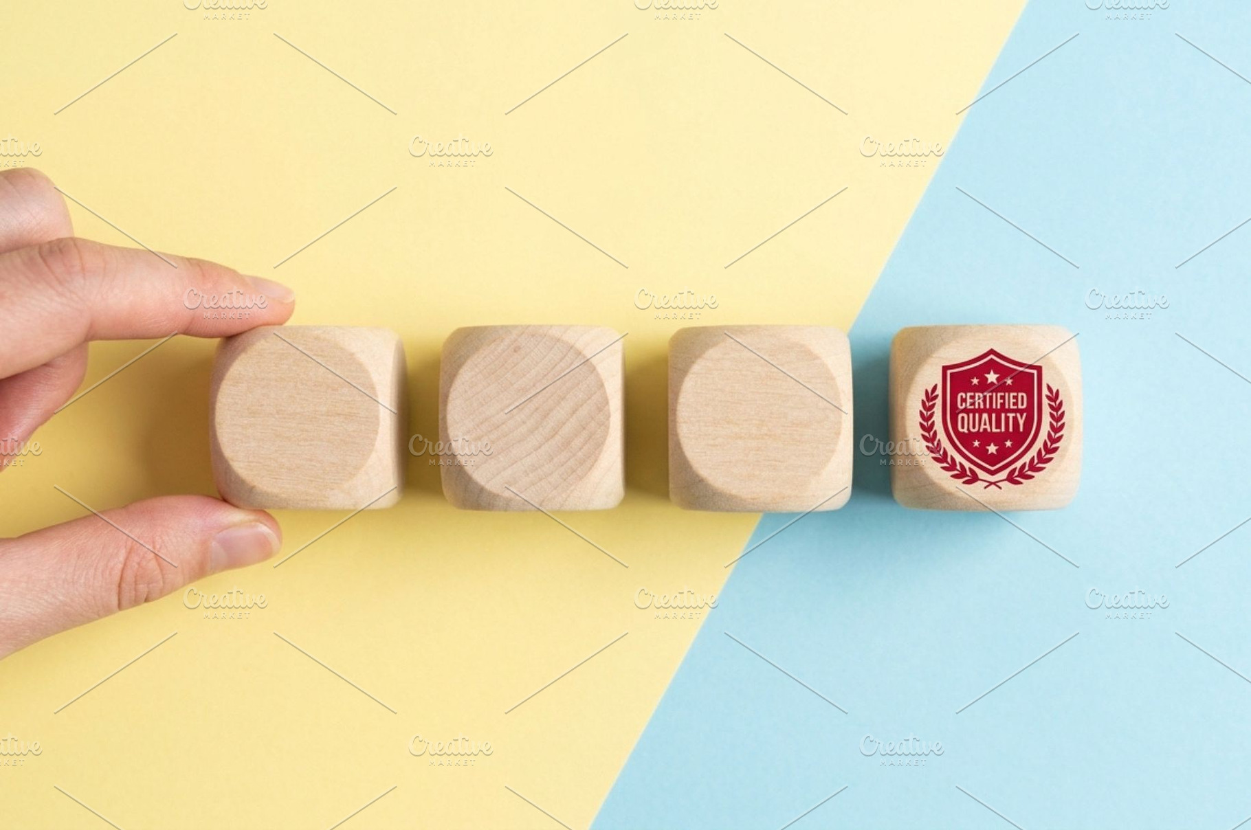 Certified Quality Wooden Blocks, a Business Photo by thepslr