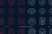 Food & Dessert Logo Bundle, a Food Illustration by The Monoline Guy (Thumbnail 3 of 4)