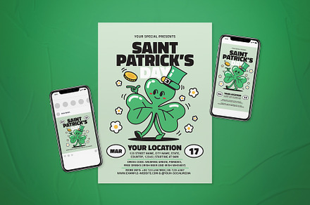 St. Patrick's Day Flyer Set, a Flyer Template by The Good Store