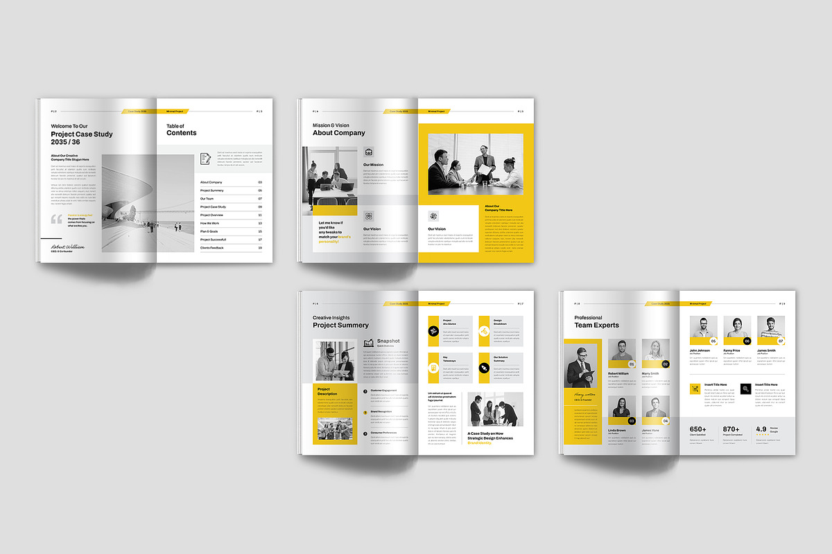Case Study Brochure Template, a Brochure Template by Spark_Creative (Photo 9 of 12)