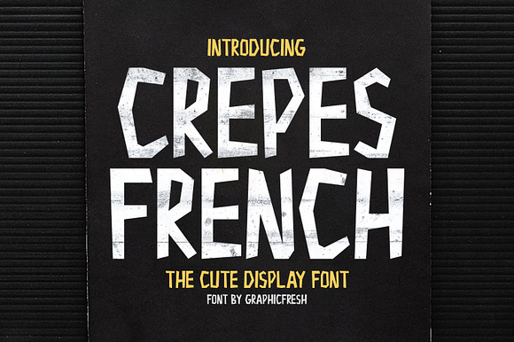 Crepes - The Cute Display Font preview 8