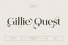Gillie Quest - Modern Display Serif