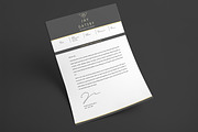 Black Gold Resume Template, a Resume Template by Rustype (Thumbnail 4 of 6)