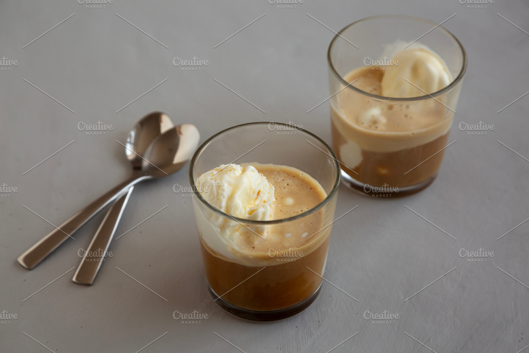 Homemade Affogato Coffee Ice Cream, a Food & Drink Photo by LiudmylaChuhunova