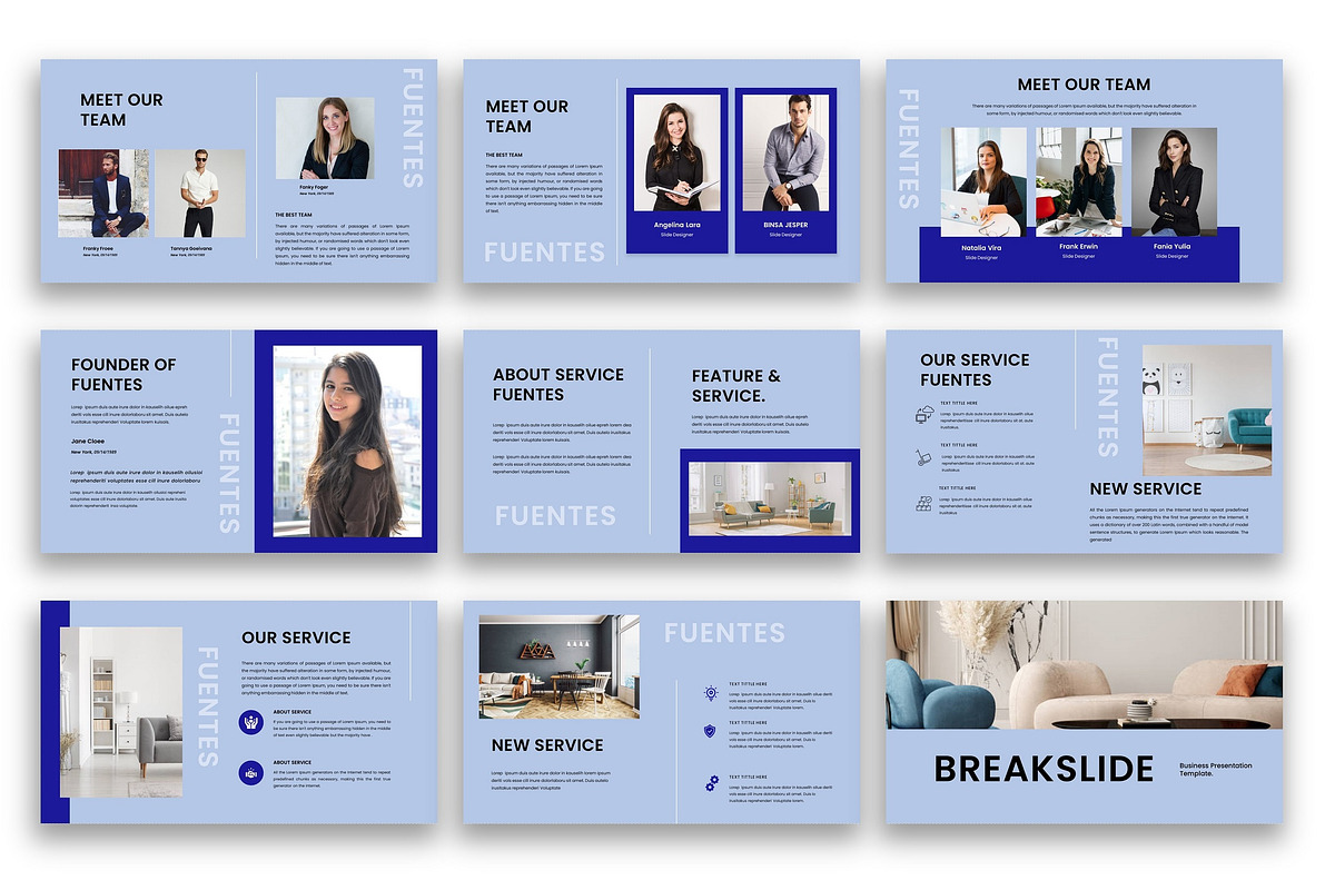 Fuentas – Business PowerPoint, a Presentation Template by kreatifreya (Photo 5 of 5)