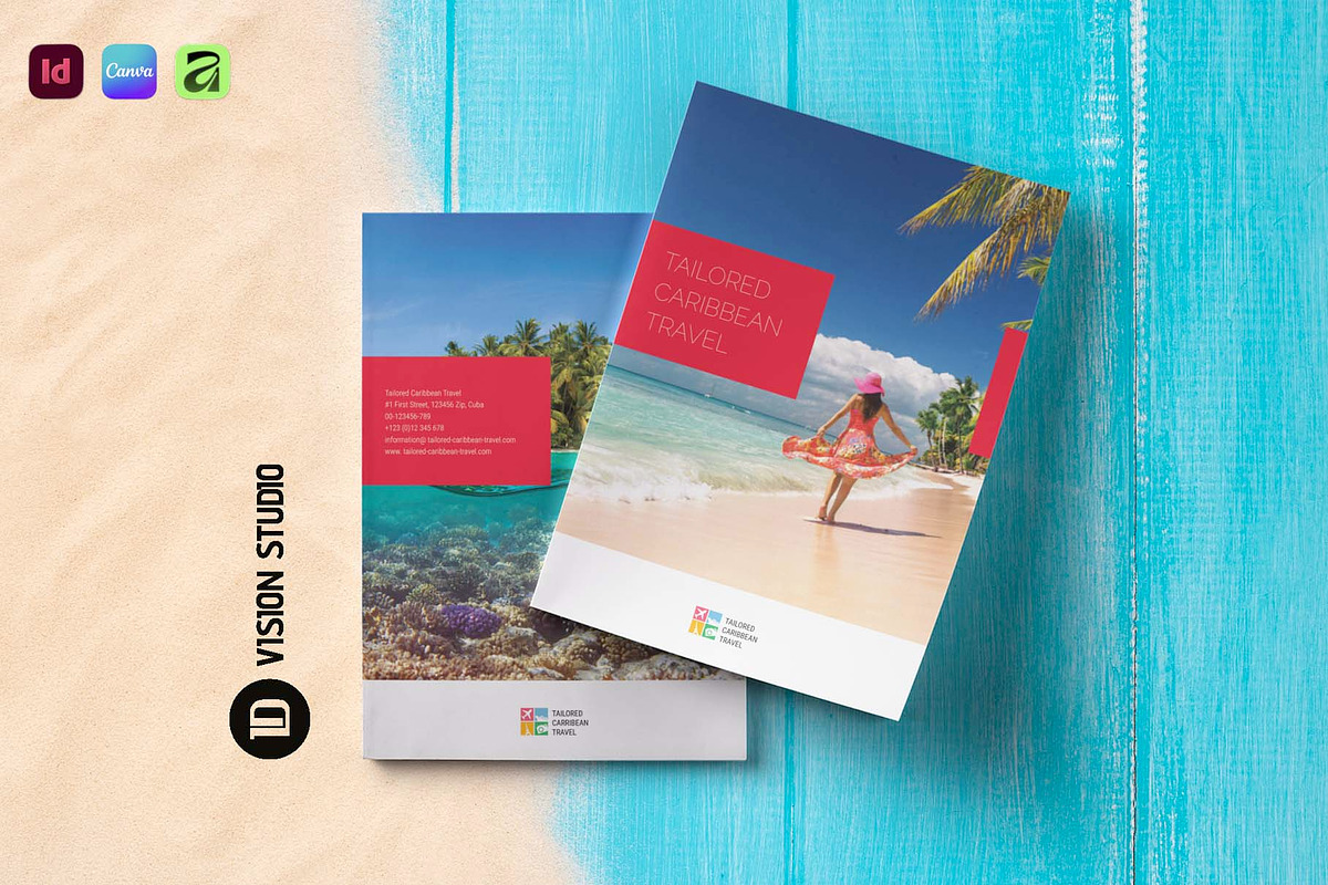 Travel Template Canva InDesign, a Brochure Template by ID Vision Studio (Photo 8 of 16)