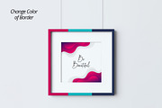 Minimal Square Frame Mockup, a Product Mockup by Graphic Xtreme (Thumbnail 2 of 3)
