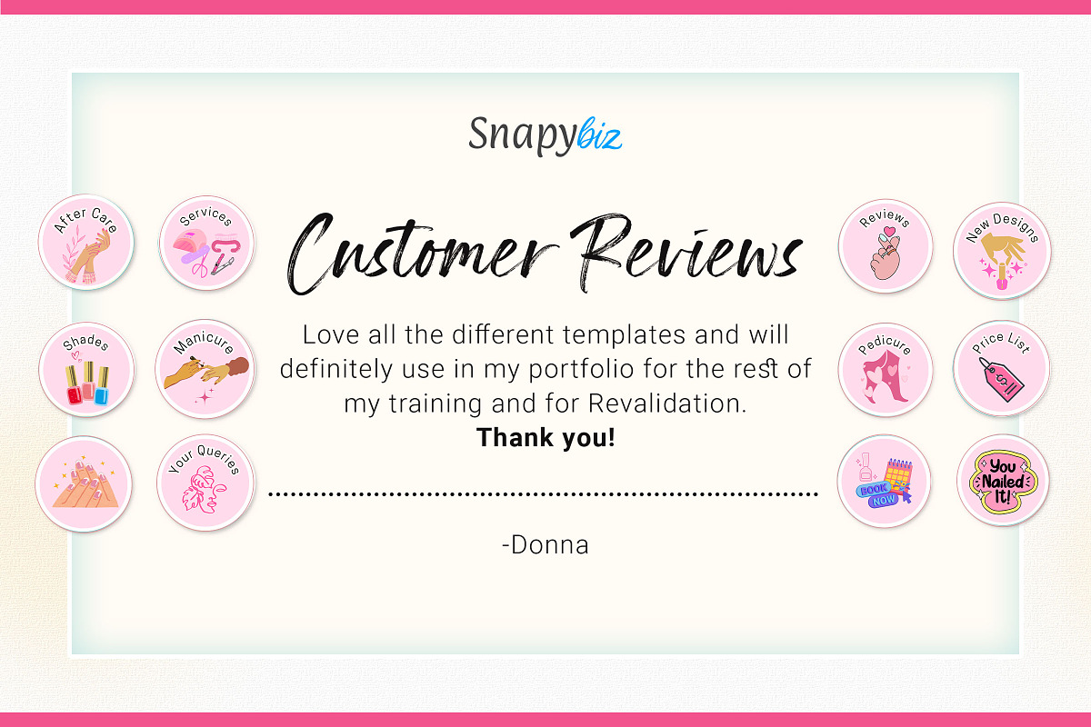 Nail Tech Icons Instagram Highlight, a Social Media Template by Snapybiz (Photo 6 of 8)
