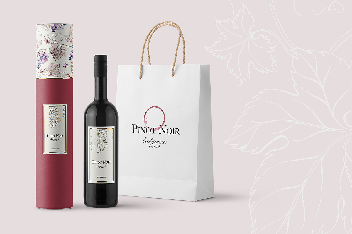 50% OFF. Pinot Noir Grapes, a Food Illustration by Kotkoa (Photo 7 of 9)