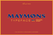 Maymons | Bold Sans Serif Font, a Sans Serif Font by Illousa (Thumbnail 1 of 9)