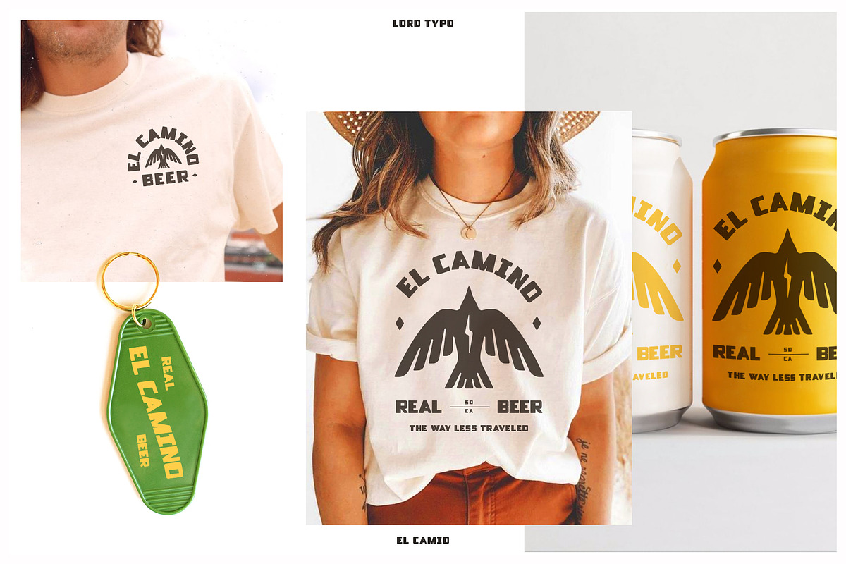 EL CAMIO — Retro/Modern Display Font, a Sans Serif Font by Mikey Weeks (Photo 6 of 12)