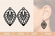Trendy Earrings Laser Cut Svg bundle, an Object Graphic by jannatulpakhi (Thumbnail 12 of 13)