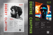 Artist Event Poster Template, a Flyer Template by Danil Polshin (Thumbnail 1 of 4)