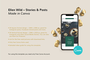 Instagram Pack / CANVA / Ellen Wild