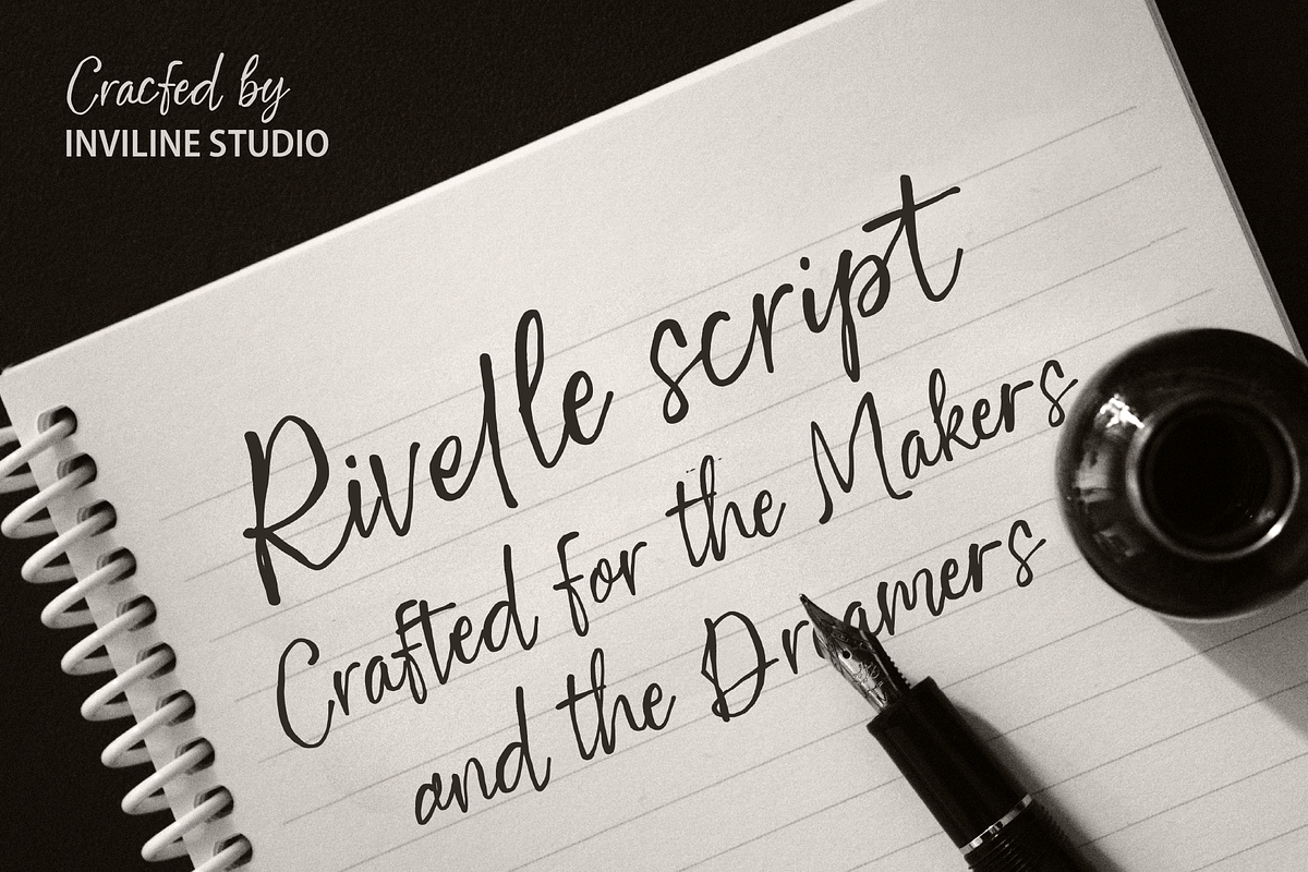 Rivelle Script - Handwritten Font, a Handwritten Font by Inviline.co (Photo 2 of 12)