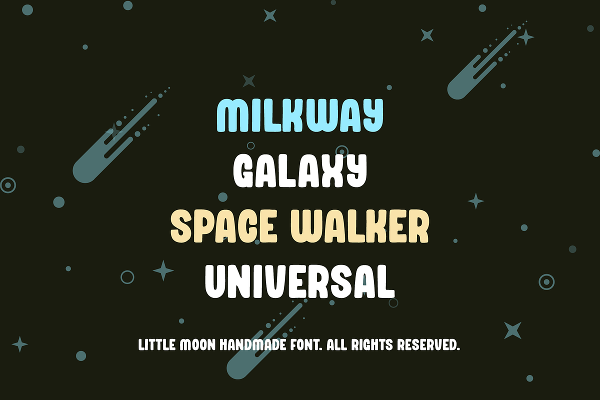 Little Moon Handmade Display Font, a Handwritten Font by alpercakici (Photo 5 of 11)