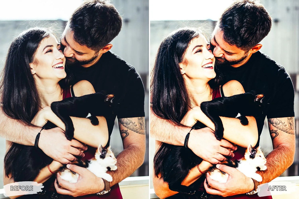 10 Curious Cat Lightroom Presets, a Preset Add-On by LucaTheme (Photo 5 of 9)